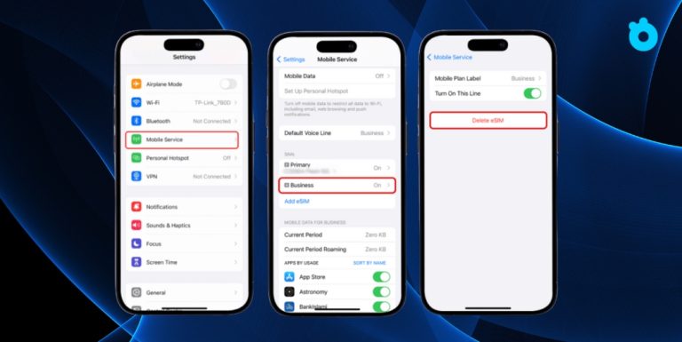 How to Delete eSIM on iPhone