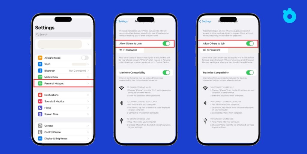 How to enable eSIM hotspot on iPhone