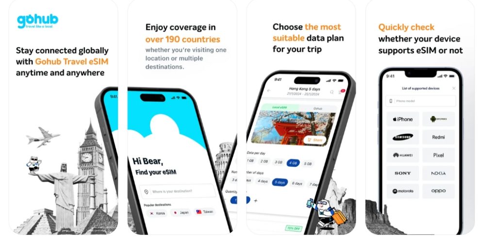 gohub eSIM app