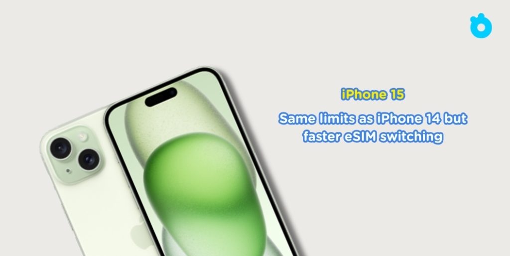 Dual eSIM on iPhone 15 active at the same time