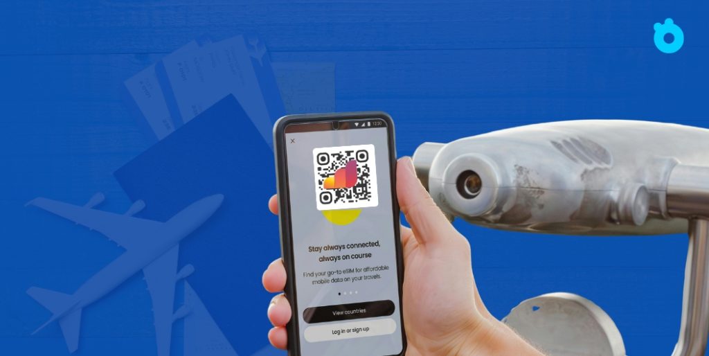 scan airalo esim qr code on iphone