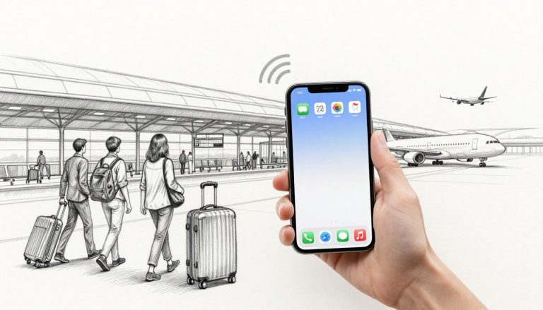 Land with Data Using an eSIM iPhone Setup